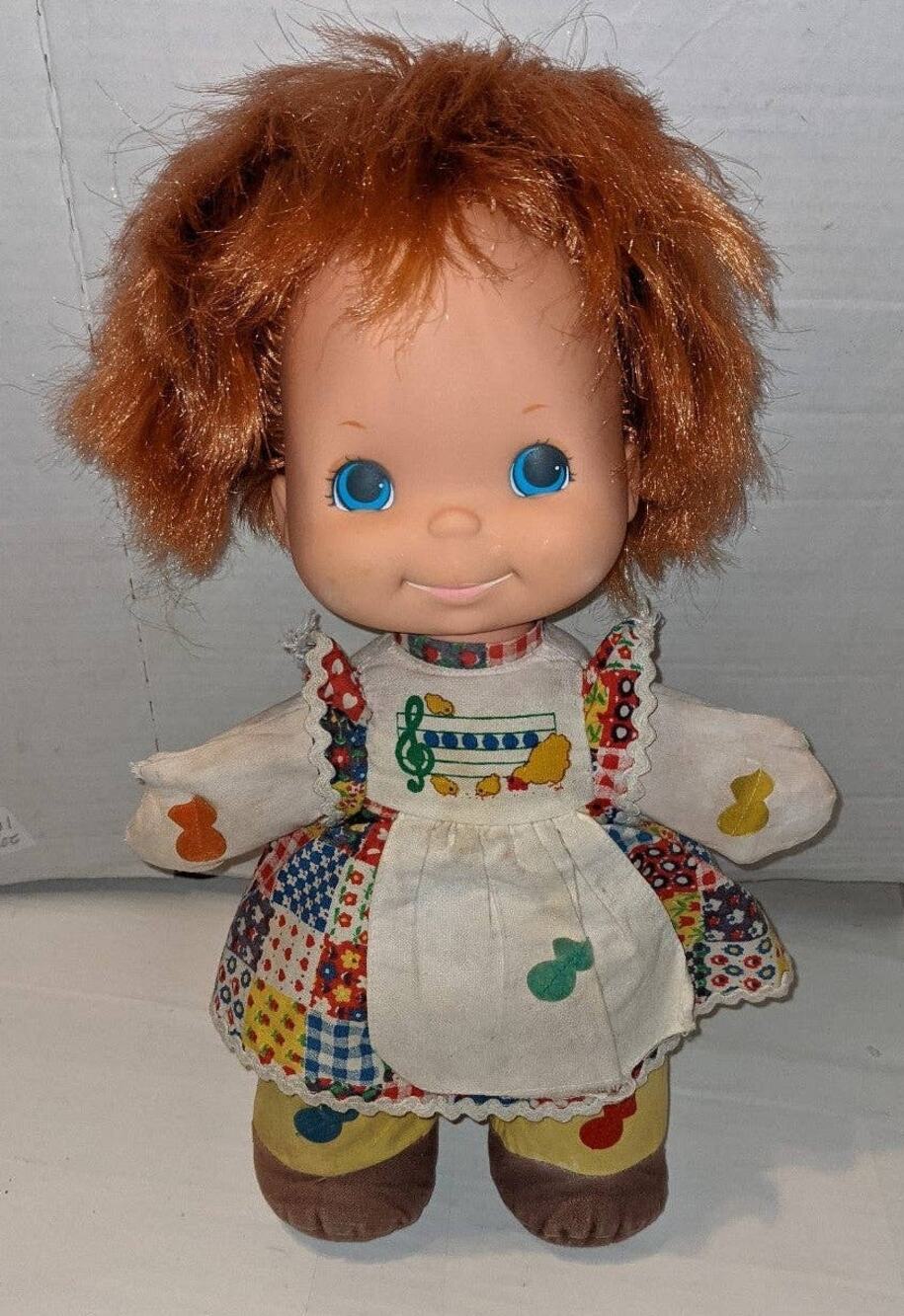 Vintage 1974 Love Notes Musical Squeeze Doll Mattel Collectible Works Rare